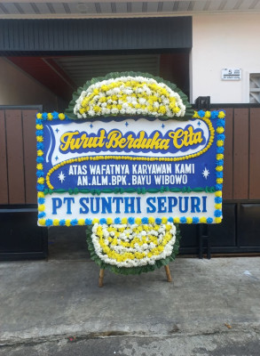 Papan Bunga Duka di Soropadan